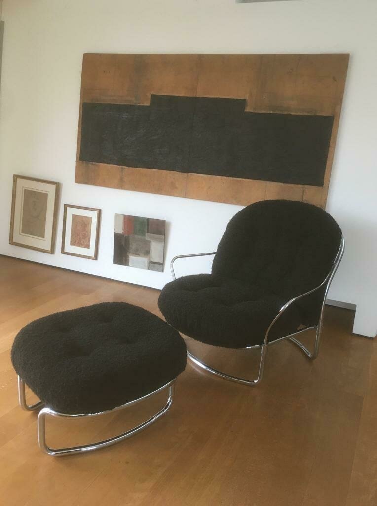 Garnissage d'un siège et pouf