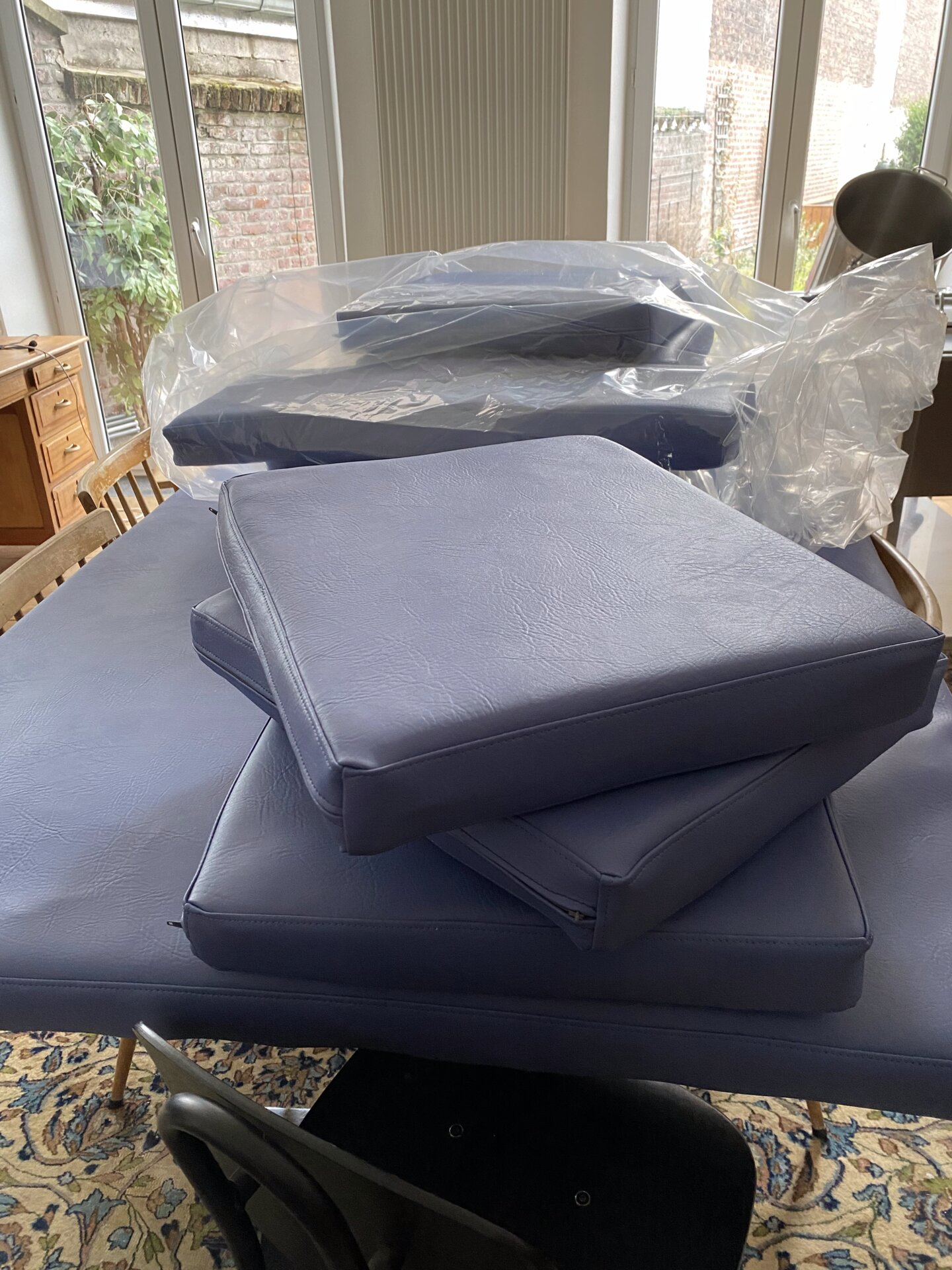 Coussins pour table d'opération clinique vétérinaire pour les grands animaux