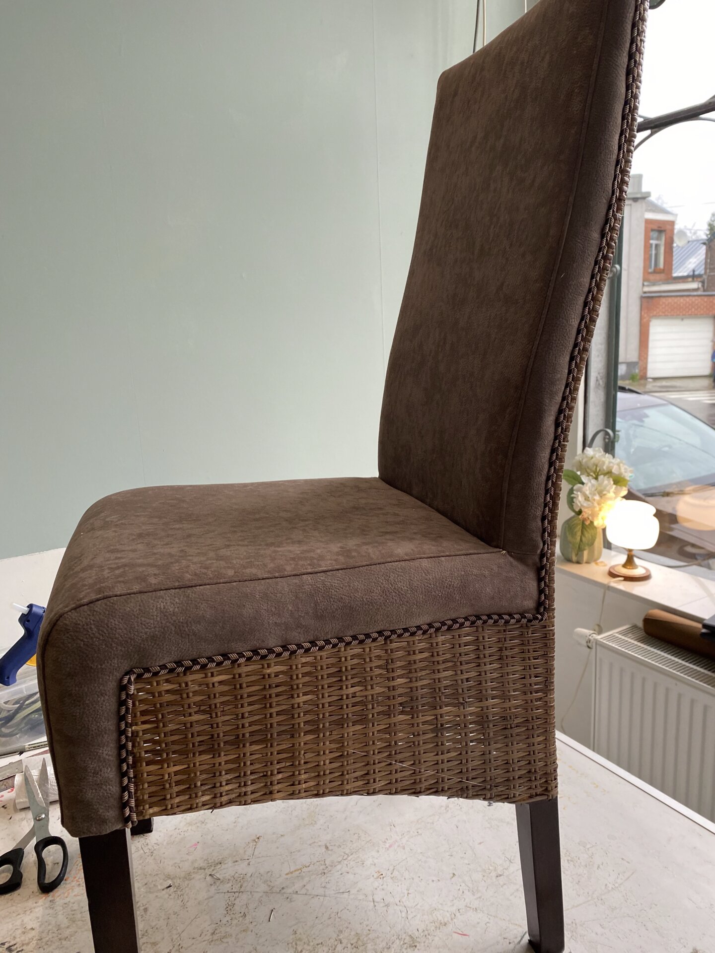 Recouvrement de chaises de salle à manger