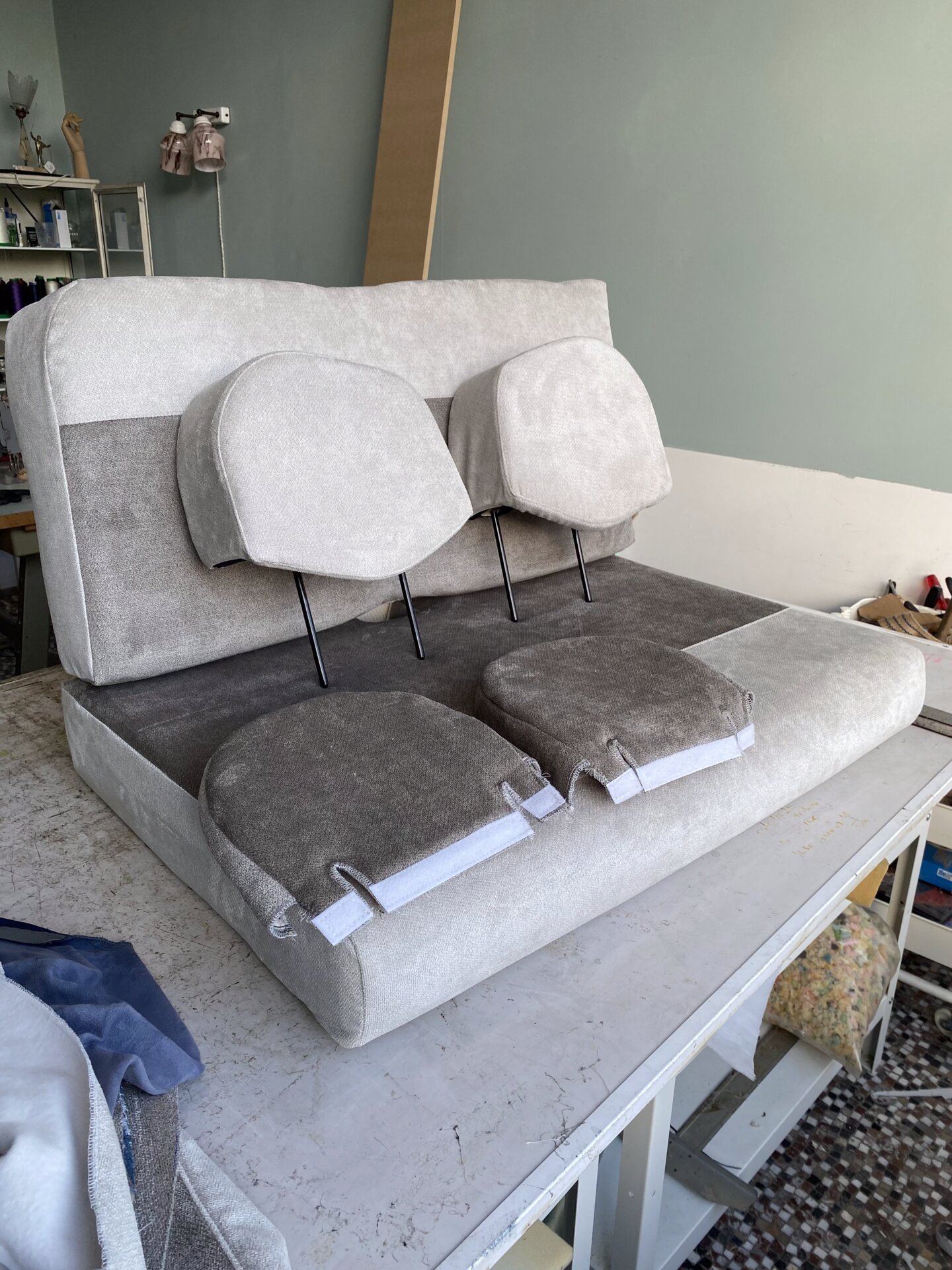 Nouveau recouvrement pour sièges de Mobile home