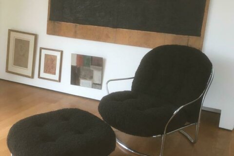 Garnissage d'un siège et pouf