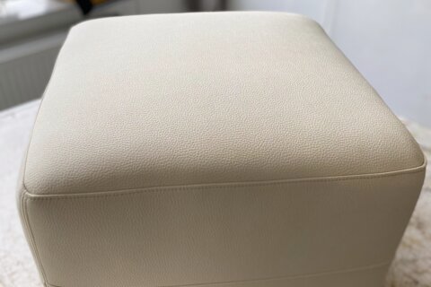 Recouvrement d'un pouf